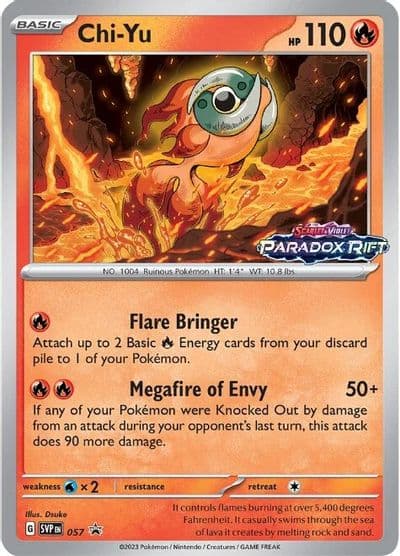 Chi-Yu - 057 (Prerelease) SV: Scarlet & Violet Promo Cards Pokemon card