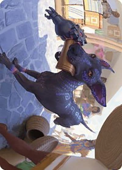 Mischievous Pup Art Card Art Series: The Lost Caverns of Ixalan Magic card