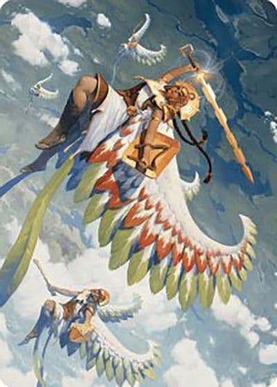 Resplendent Angel Art Card 5 81 Art Series: The Lost Caverns of Ixalan Magic card