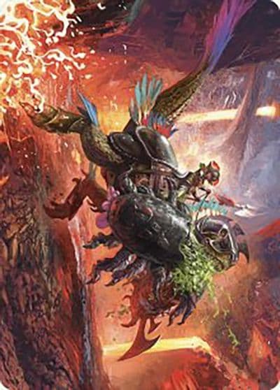 Triumphant Chomp Art Card Art Series: The Lost Caverns of Ixalan Magic card