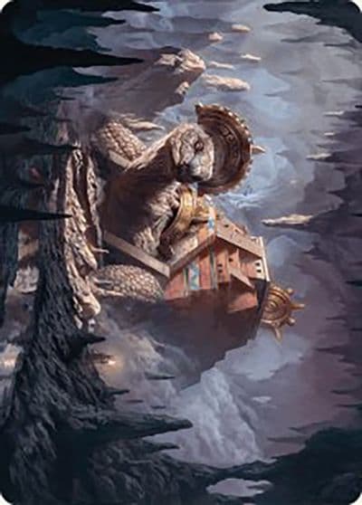 Bedrock Tortoise Art Card Art Series: The Lost Caverns of Ixalan Magic card