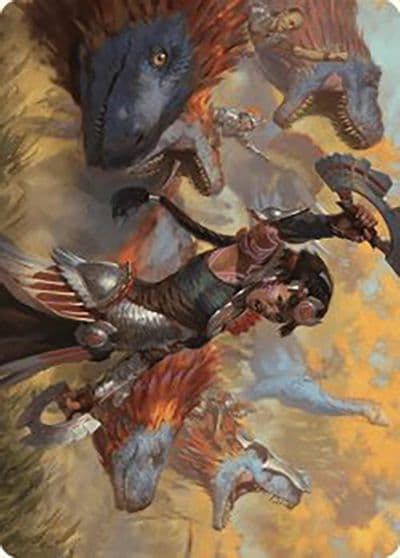 Huatli Poet of Unity Art Card Art Series: The Lost Caverns of Ixalan Magic card