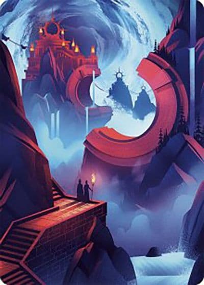 Mountain Art Card Art Series: The Lost Caverns of Ixalan Magic card