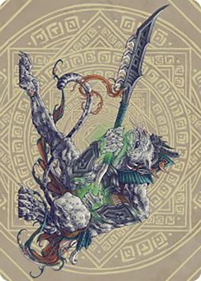 Kutzil Malamet Exemplar Art Card Art Series: The Lost Caverns of Ixalan Magic card
