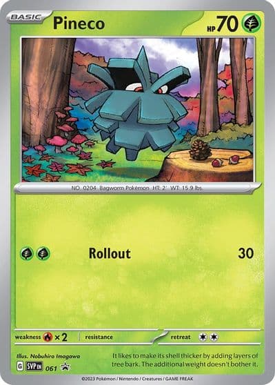 Pineco - 061 SV: Scarlet & Violet Promo Cards Pokemon card