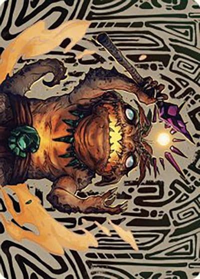 Zoyowa Lava Tongue Art Card Art Series: The Lost Caverns of Ixalan Magic card