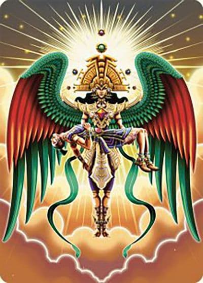 Resplendent Angel Art Card 59 81 Art Series: The Lost Caverns of Ixalan Magic card