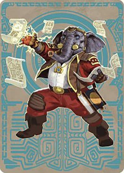 Quintorius Kand Art Card 65 81 Art Series: The Lost Caverns of Ixalan Magic card