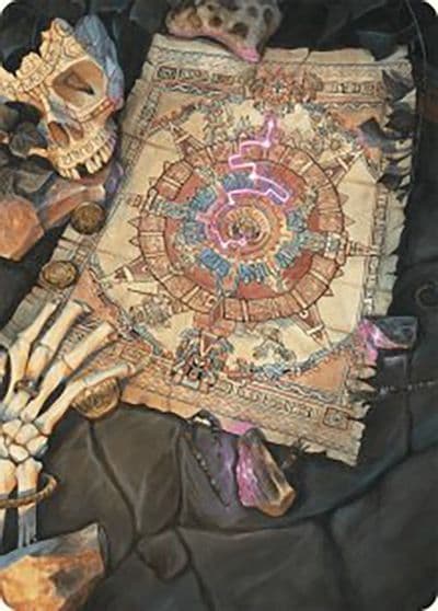 Map Token Art Card Art Series: The Lost Caverns of Ixalan Magic card