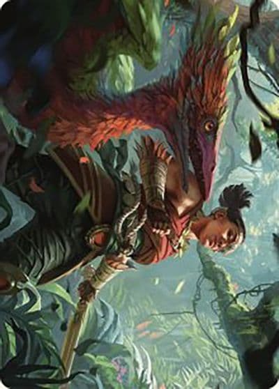 Wayta Trainer Prodigy Art Card Art Series: The Lost Caverns of Ixalan Magic card