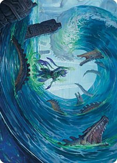 Wave Goodbye Art Card Art Series: The Lost Caverns of Ixalan Magic card
