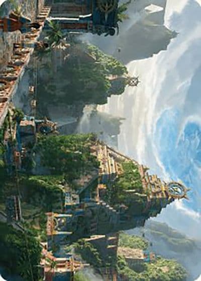 Clifftop Retreat Art Card Art Series: The Lost Caverns of Ixalan Magic card