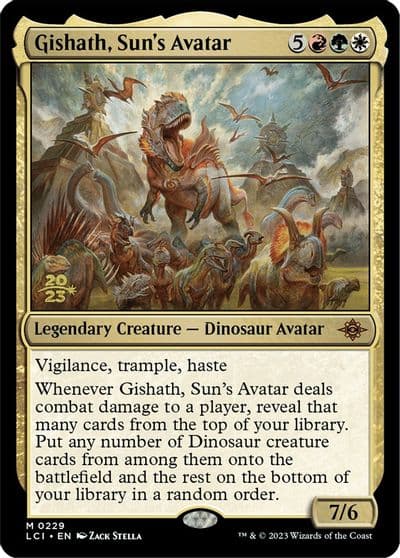 Gishath Suns Avatar LCI Prerelease Cards Magic card
