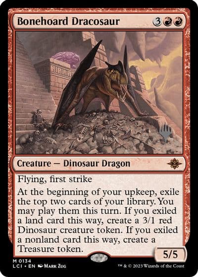 Bonehoard Dracosaur Promo Pack: The Lost Caverns of Ixalan Magic card