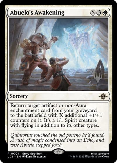 Abuelos Awakening Promo Pack: The Lost Caverns of Ixalan Magic card