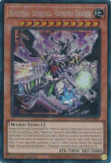 Mementoal Tecuhtlica Combined Creation CR Valiant Smashers Yu-Gi-Oh! card