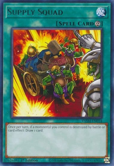 Supply Squad Valiant Smashers Yu-Gi-Oh! card