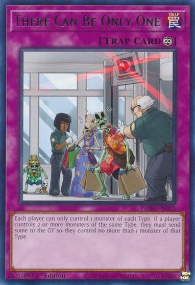 There Can Be Only One Valiant Smashers Yu-Gi-Oh! card