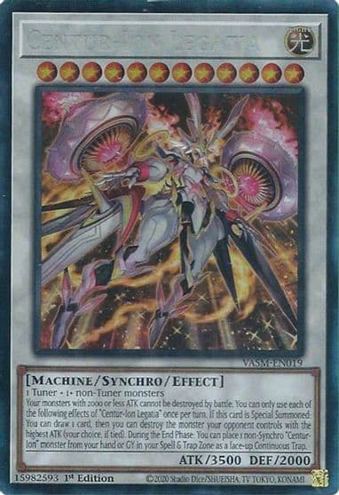 Centur Ion Legatia CR Valiant Smashers Yu-Gi-Oh! card