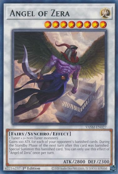 Angel of Zera Valiant Smashers Yu-Gi-Oh! card