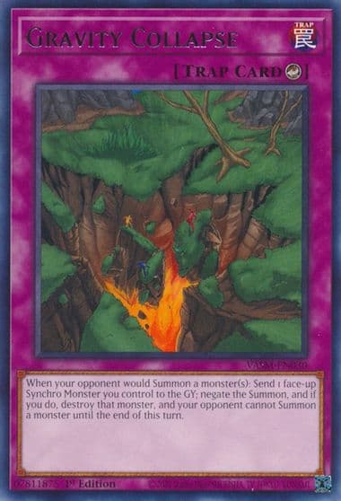 Gravity Collapse Valiant Smashers Yu-Gi-Oh! card