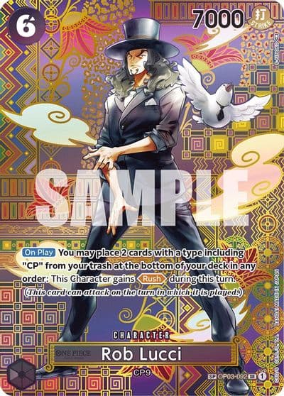 Rob Lucci 092 SP Awakening of the New Era One Piece card