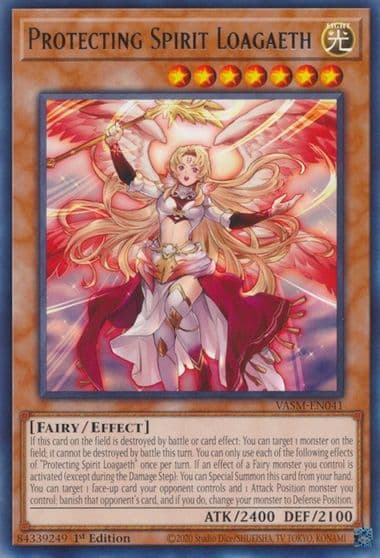 Protecting Spirit Loagaeth Valiant Smashers Yu-Gi-Oh! card