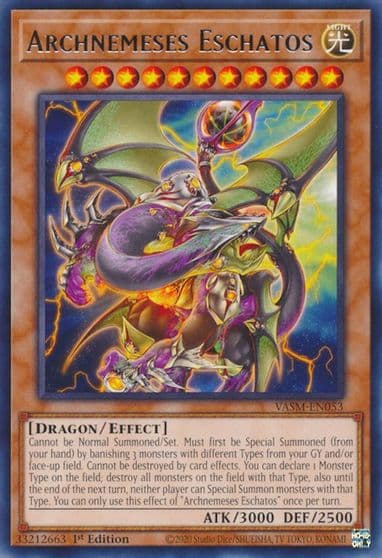 Archnemeses Eschatos Valiant Smashers Yu-Gi-Oh! card