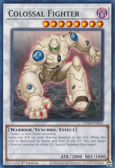 Colossal Fighter Valiant Smashers Yu-Gi-Oh! card