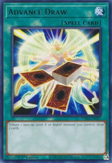 Advance Draw Valiant Smashers Yu-Gi-Oh! card