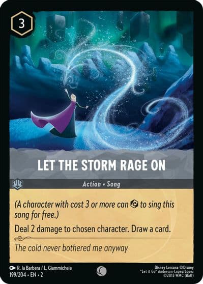 Let the Storm Rage On Rise of the Floodborn Lorcana card