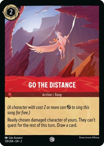 Go the Distance Rise of the Floodborn Lorcana card