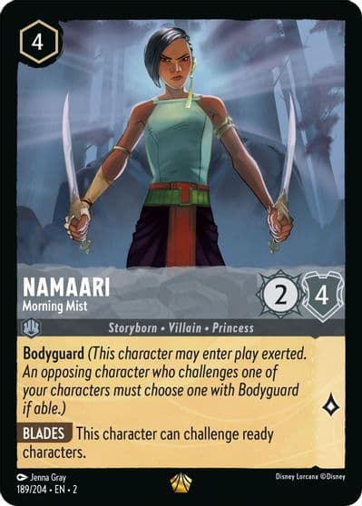 Namaari Morning Mist Rise of the Floodborn Lorcana card