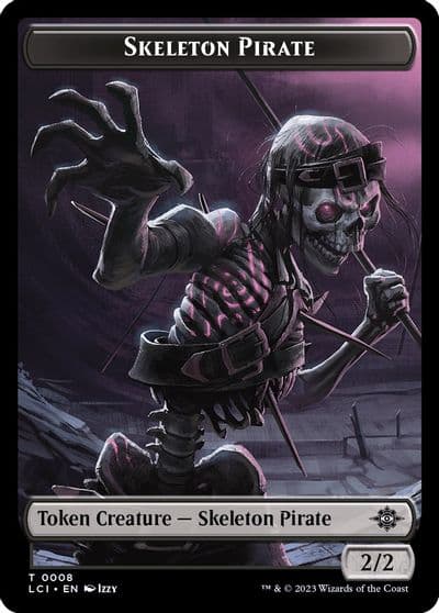 Skeleton Pirate Token The Lost Caverns of Ixalan Magic card