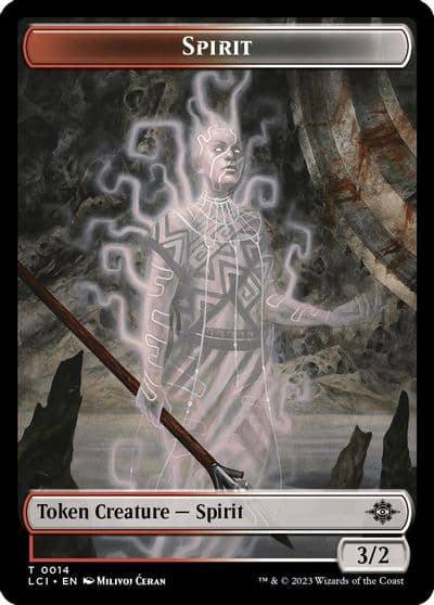 Spirit Token The Lost Caverns of Ixalan Magic card