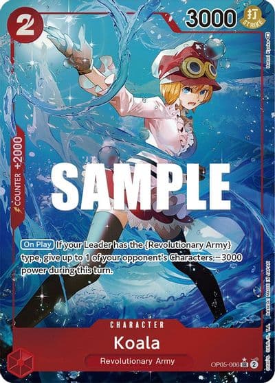 Koala Alternate Art Awakening of the New Era One Piece card