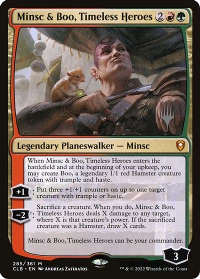 Minsc and Boo Timeless Heroes Promo Pack: The Lost Caverns of Ixalan Magic card