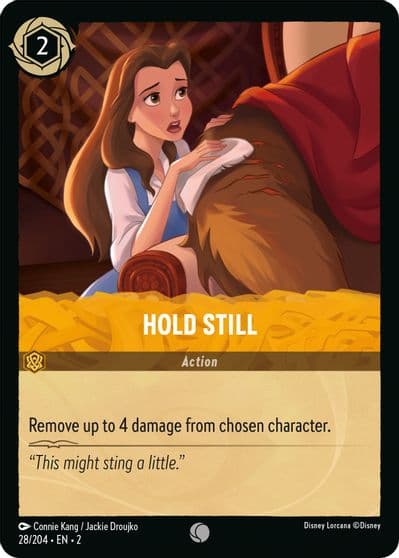 Hold Still Rise of the Floodborn Lorcana card