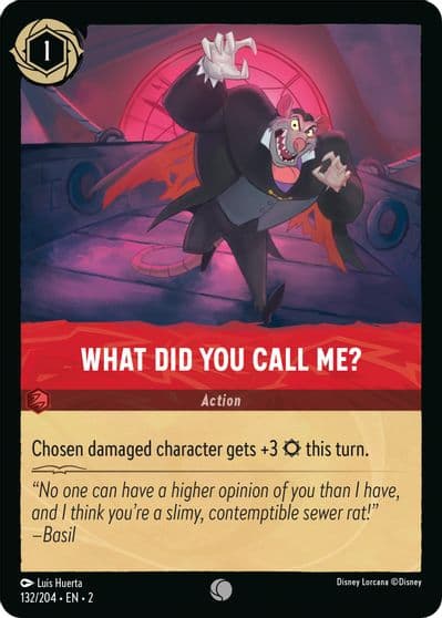 What Did You Call Me Rise of the Floodborn Lorcana card