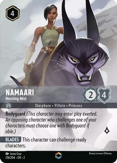 Namaari Morning Mist Enchanted Rise of the Floodborn Lorcana card