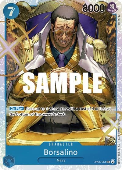 Borsalino Awakening of the New Era One Piece card