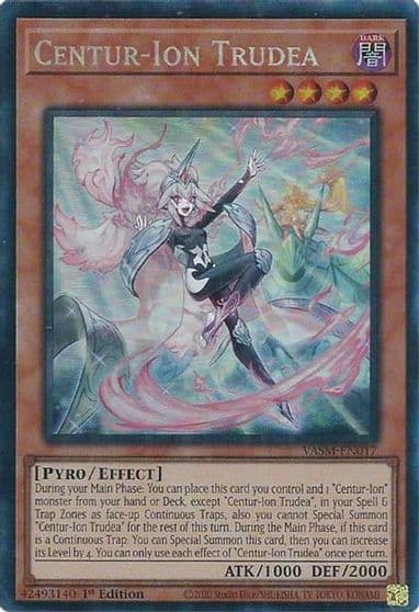 Centur Ion Trudea CR Valiant Smashers Yu-Gi-Oh! card