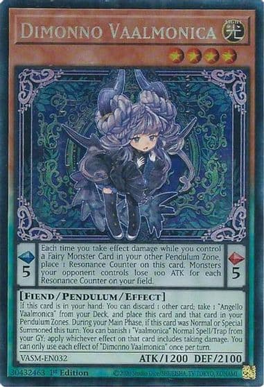 Dimonno Vaalmonica CR Valiant Smashers Yu-Gi-Oh! card
