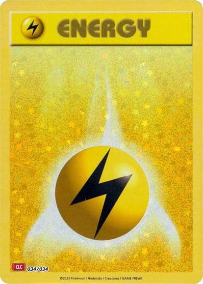 Basic Lightning Energy Trading Card Game Classic Pokemon card