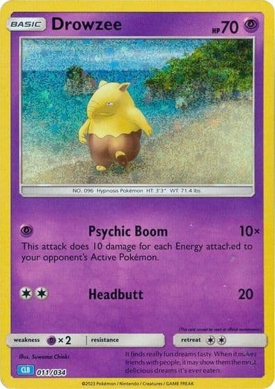 Drowzee Trading Card Game Classic Pokemon card