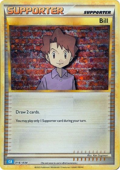 Bill (CLB) Trading Card Game Classic Pokemon card