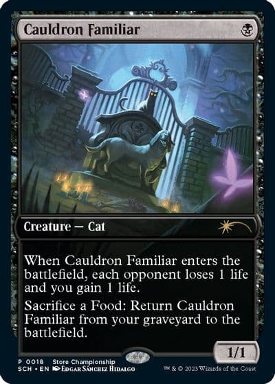 Cauldron Familiar Game Day & Store Championship Promos Magic card