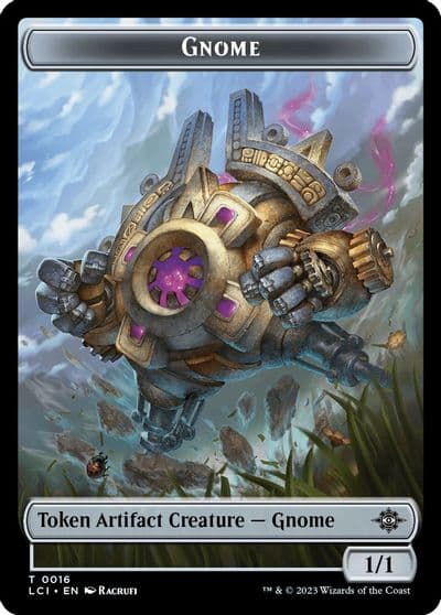 Gnome Fungus Double Sided Token The Lost Caverns of Ixalan Magic card