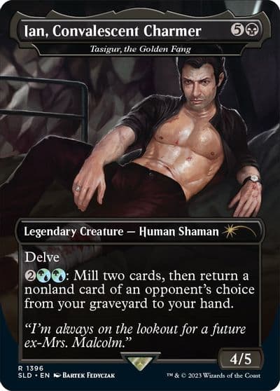 Ian Convalescent Charmer Tasigur the Golden Fang Secret Lair Drop Series Magic card
