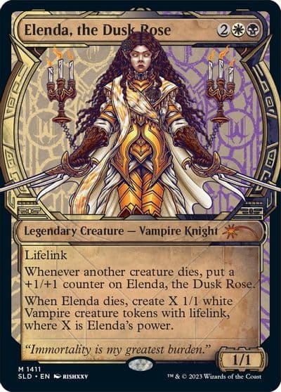 Elenda the Dusk Rose Secret Lair Drop Series Magic card